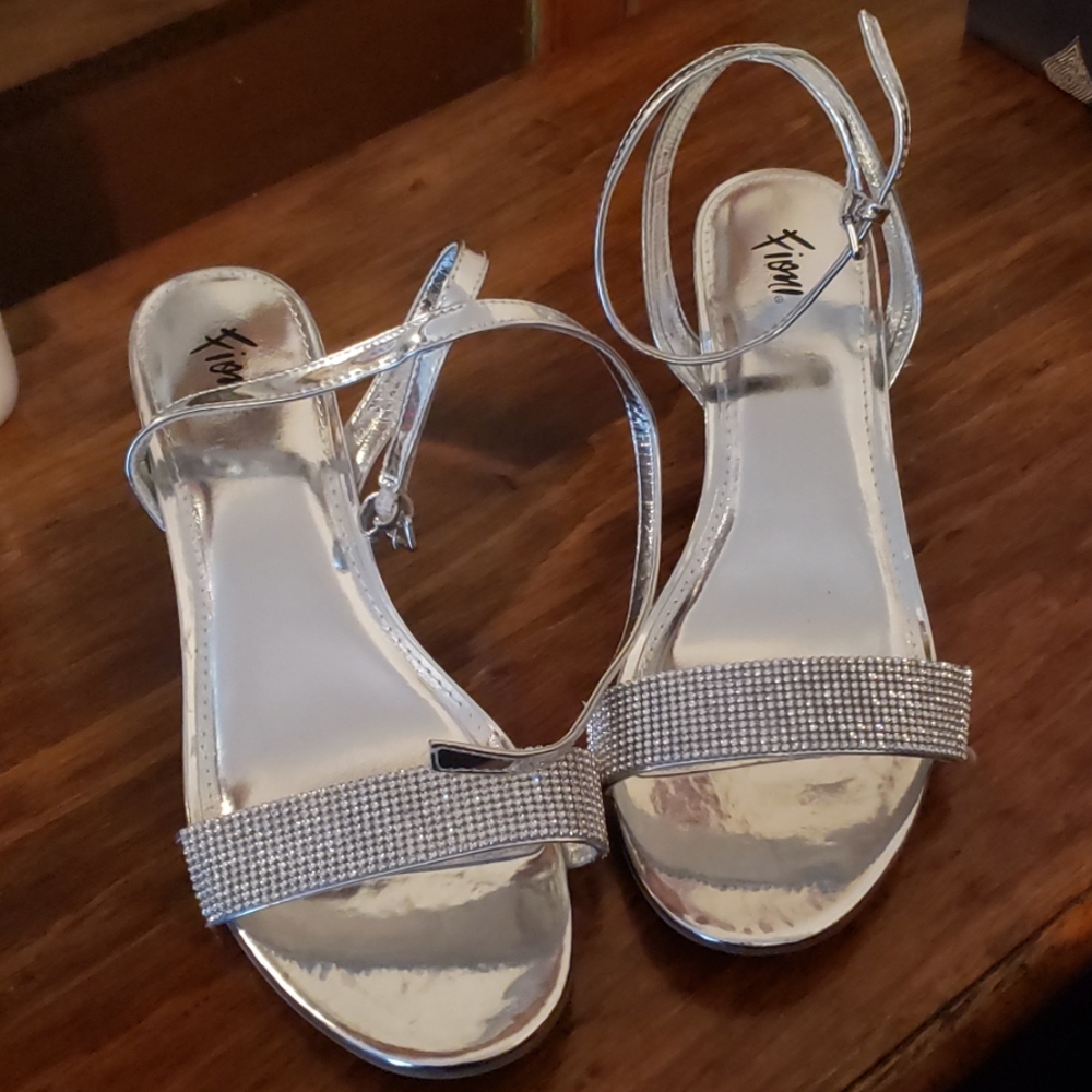 Silver heels